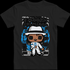 Createyou Michael Jackson Smooth Criminal - Gyermek - Fekete - L gyerek póló