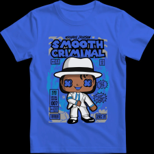 Createyou Michael Jackson Smooth Criminal - Gyermek - Királykék - M gyerek póló