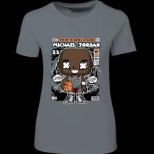 Createyou Michael Jordan - Női - Szürke - 2XL női póló