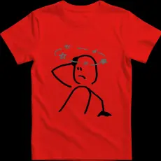 Createyou Miért is látok csillagokat - Gyermek , Piros , XS