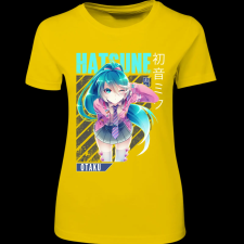 Createyou Miku Hatsune - Női - Sárga - M női póló