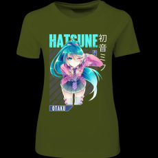 Createyou Miku Hatsune - Női - Sötétzöld - 2XL