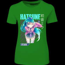 Createyou Miku Hatsune - Női - Zöld - S női póló