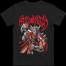 Createyou Mortal Kombat Shao-Kan - Férfi - Fekete - 2XL férfi póló