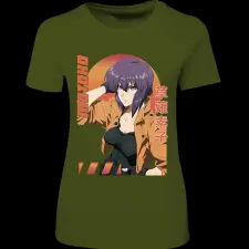Createyou Motoko Kusanagi 2 - Női - Sötétzöld - L női póló
