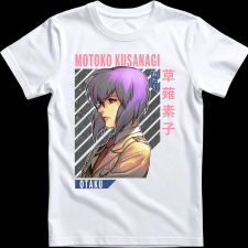 Createyou Motoko Kusanagi - Férfi - Fehér - M férfi póló