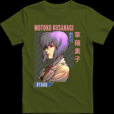 Createyou Motoko Kusanagi - Férfi - Sötétzöld - XL