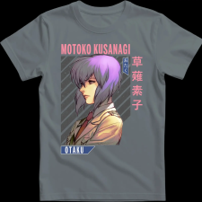 Createyou Motoko Kusanagi - Férfi - Szürke - L férfi póló