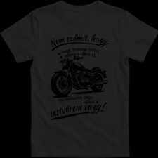 Createyou Motoros testvér vagy - Férfi - Fekete - 2XL férfi póló