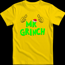 Createyou Mr Grinch - Férfi - Sárga - XL férfi póló