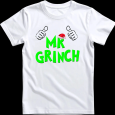 Createyou Mr Grinch - Gyermek - Fehér - L