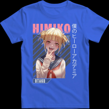 Createyou My Hero Akademy -Himiko Toga - Férfi - Királykék - 3XL férfi póló