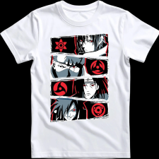 Createyou Naruto Sharinganok - Gyermek - Fehér - L gyerek póló