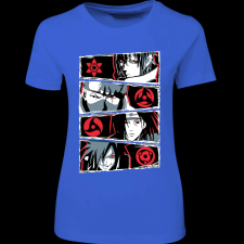 Createyou Naruto Sharinganok - Női - Királykék - L női póló