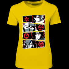 Createyou Naruto Sharinganok - Női - Sárga - S női póló