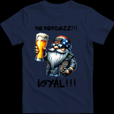 Createyou Ne kérdezz, igyál - Férfi - Sötétkék - M