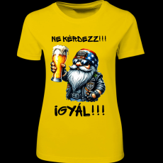 Createyou Ne kérdezz, igyál - Női - Sárga - M