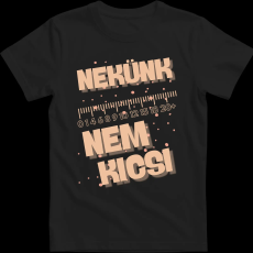 Createyou Nekünk nem kicsi - Férfi - Fekete - 3XL