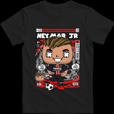 Createyou Neymar Jr - Gyermek - Fekete - L gyerek póló