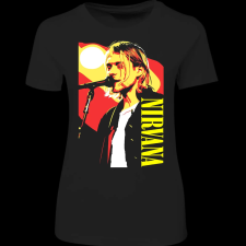 Createyou Nirvana Kirt - Női - Fekete - 2XL női póló