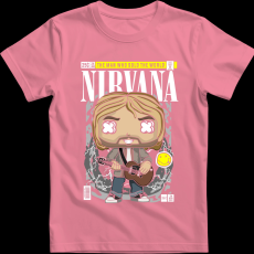 Createyou Nirvana Kurt Cobain - Férfi - Pink - XL