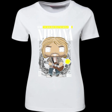 Createyou Nirvana Kurt Cobain - Női - Fehér - M