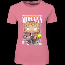 Createyou Nirvana Kurt Cobain - Női - Pink - 2XL