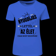 Createyou Nyugdíjas lettél - Női - Királykék - S