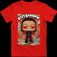 Createyou Ozzy Osbourne - Gyermek - Piros - S