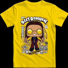 Createyou Ozzy Osbourne - Gyermek - Sárga - M gyerek póló