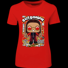 Createyou Ozzy Osbourne - Női - Piros - 2XL
