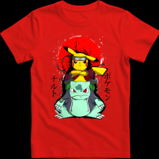 Createyou Pikachu 2 - Férfi - Piros - 2XL
