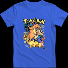 Createyou POKEMON - Férfi - Királykék - M