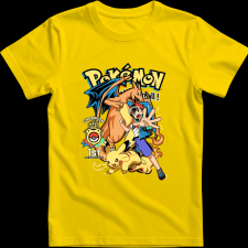 Createyou POKEMON - Férfi - Sárga - 3XL férfi póló