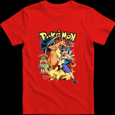 Createyou POKEMON - Gyermek - Piros - L