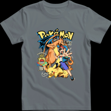 Createyou POKEMON - Gyermek - Szürke - XS gyerek póló