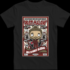 Createyou Post Malone - Férfi - Fekete - XL