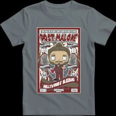 Createyou Post Malone - Férfi - Szürke - M