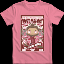 Createyou Post Malone - Gyermek - Pink - M gyerek póló