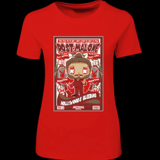 Createyou Post Malone - Női - Piros - 2XL