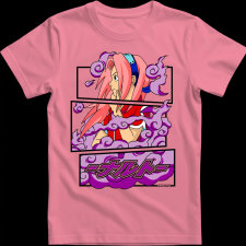 Createyou Sakura Haruno - Férfi - Pink - 2XL férfi póló