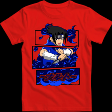Createyou Sasuke Uchiha - Férfi - Piros - L férfi póló