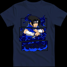 Createyou Sasuke Uchiha - Férfi - Sötétkék - 2XL férfi póló