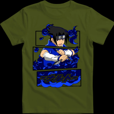 Createyou Sasuke Uchiha - Férfi - Sötétzöld - L