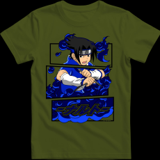 Createyou Sasuke Uchiha - Férfi - Sötétzöld - XL