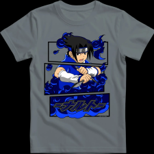 Createyou Sasuke Uchiha - Gyermek - Szürke - XS gyerek póló