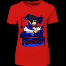Createyou Sasuke Uchiha - Női - Piros - XL