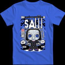 Createyou Saw Billy - Férfi - Királykék - M férfi póló