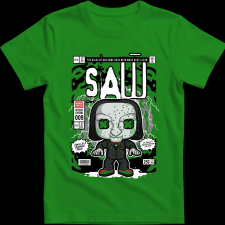 Createyou Saw Billy - Férfi - Zöld - M férfi póló