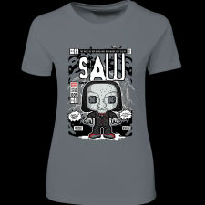 Createyou Saw Billy - Női - Szürke - S női póló